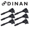 Image of Dinan Black B-Series Ignition Coils For 16+ BMW 3/4/5/6/7/X - Toyota Supra 3.0L