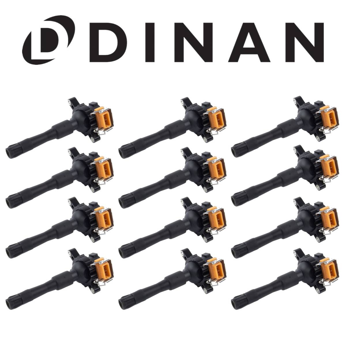 Image of Dinan Black M-Series Style Ignition Coils For 1995-2001 BMW 750iL/850Ci 5.4L V12