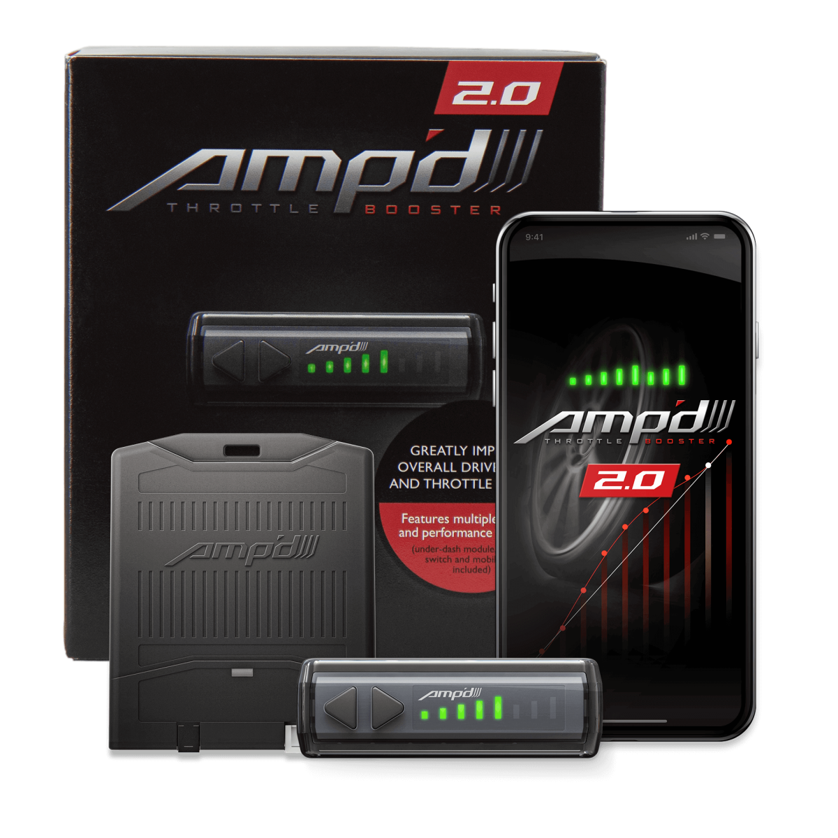 Image of Edge Amp'D 2.0 Throttle Booster For 2005-2006 5.9L Cummins