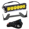Image of Rudy's Custom Shock Mount Bracket & Baja Designs 10" OnX6+Light Bar  & Rocker Switch For 2017-2024 Can-Am Maverick X3