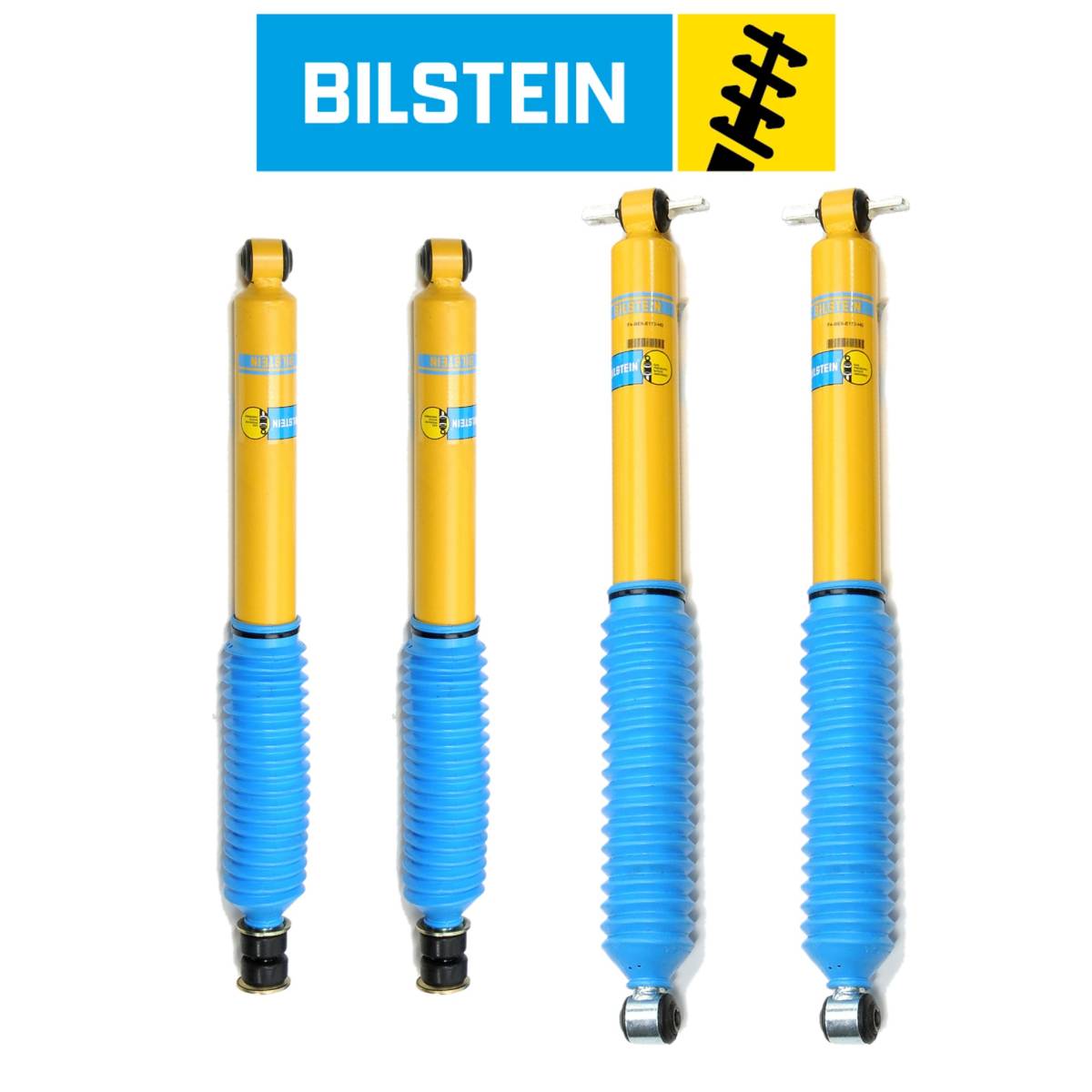 Image of Bilstein 4600 Monotube Front & Rear Shock Set For 2007-2018 Jeep Wrangler JK