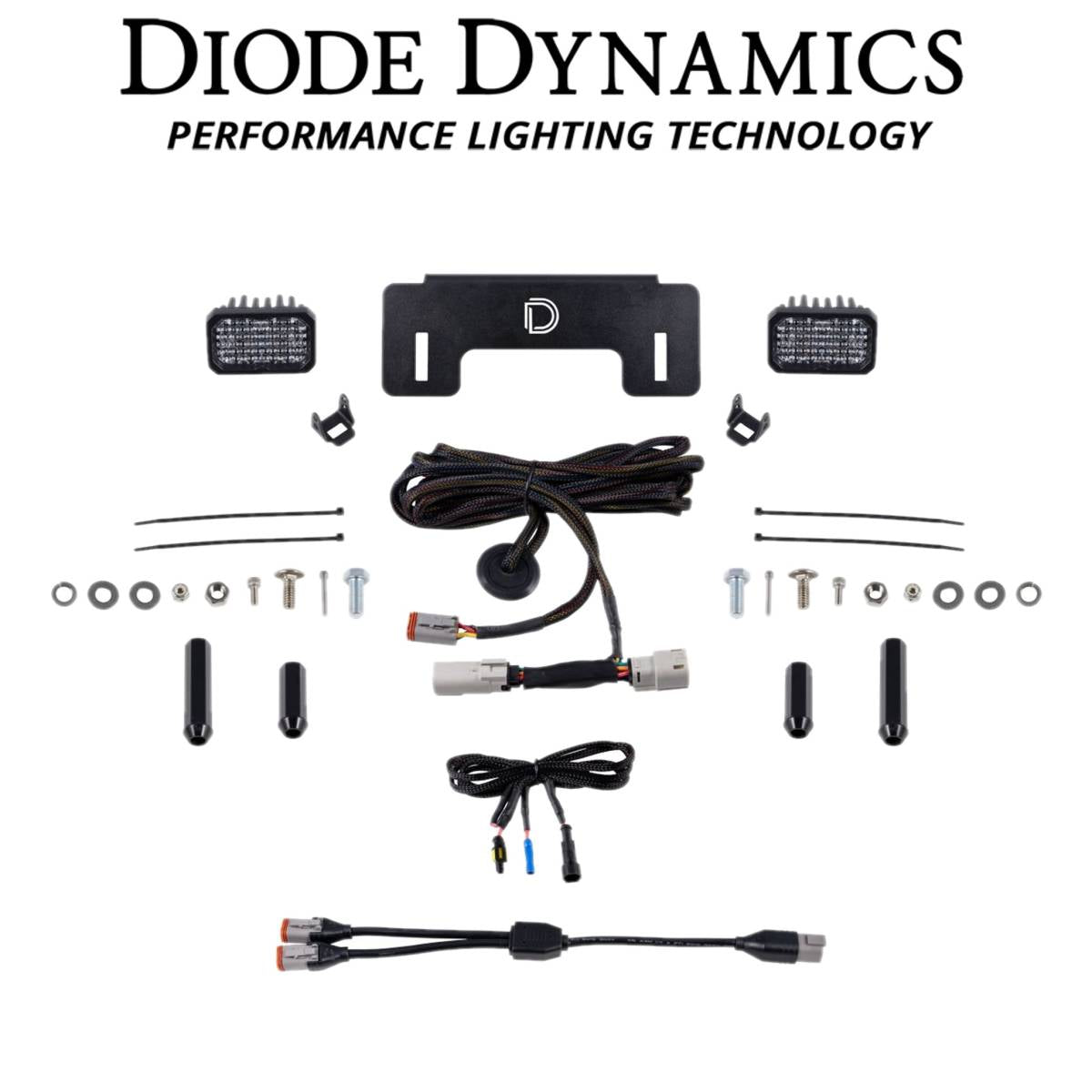 Diode Dynamics DD SSC2 Ditch Kit - Pro / Yellow / Combo | Ford Ranger: 2019+ (DD6590) main image 1