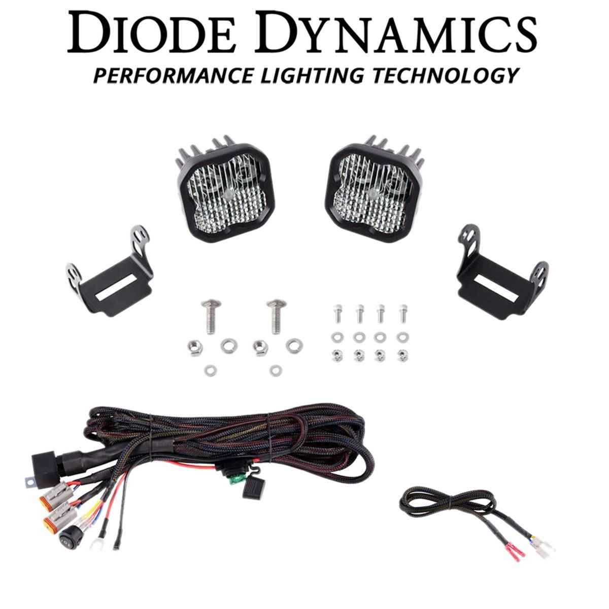 Diode Dynamics Clear SS3 Sport Backlit LED Ditch Light Kit For 2021+ F ...