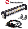Image of Baja Designs 10" S8 Hood Mount Light Bar Kit For Polaris RZR XP Turbo