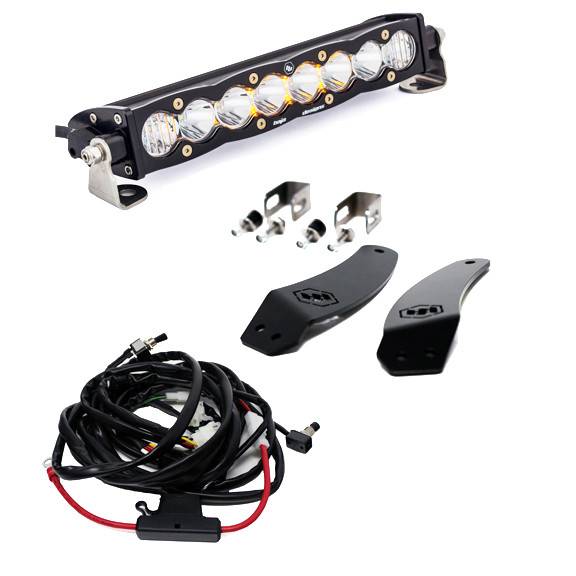 Image of Baja Designs S8 Grill Mount Light Bar Kit For 18-21 Arctic Cat/Textron Wildcat