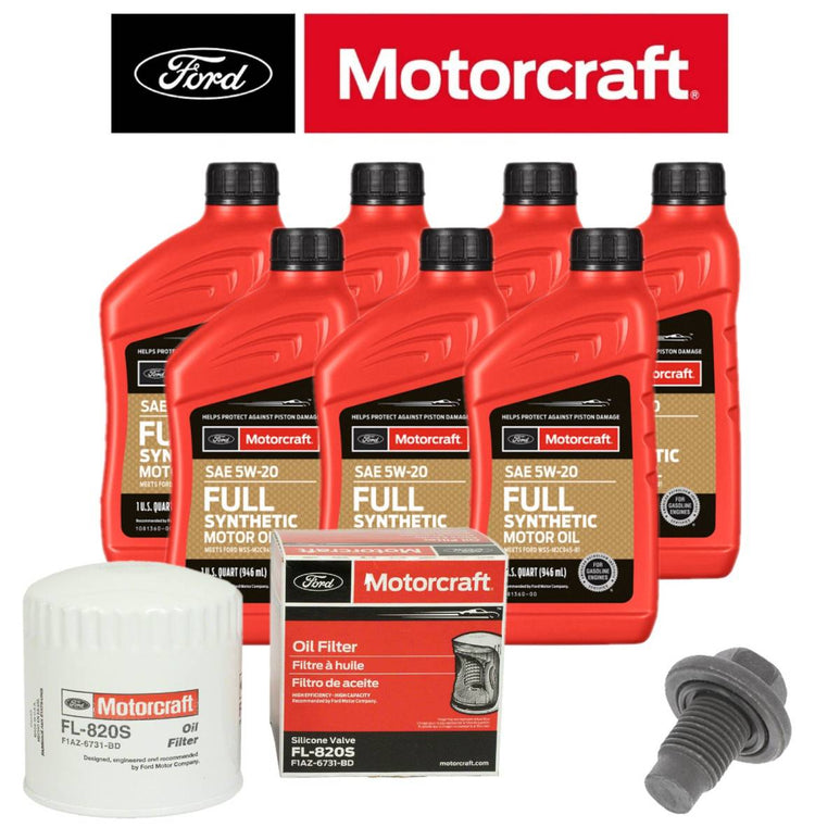 Image of Motorcraft Synthetic 5W-20 Engine Oil Change Kit For 11-15 Ford F-250/F-350 6.2L