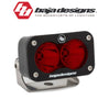 Image of Baja Designs Black S2 Sport Red Spot 5000K LED Light Pod 1,130 Lumens