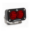 Image of Baja Designs Black S2 Sport Red Spot 5000K LED Light Pod 1,130 Lumens