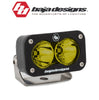 Image of Baja Designs Black S2 Sport Amber Spot 5000K LED Light Pod 1,130 Lumens