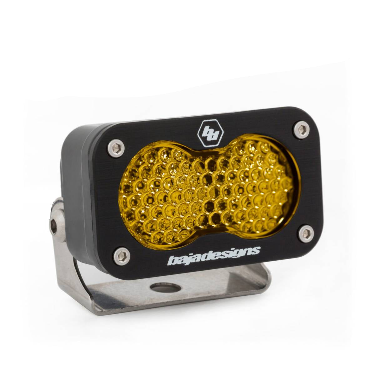 Image of Baja Designs Black S2 Sport Amber Work/Scene 5000K LED Light Pod 1,130 Lumens