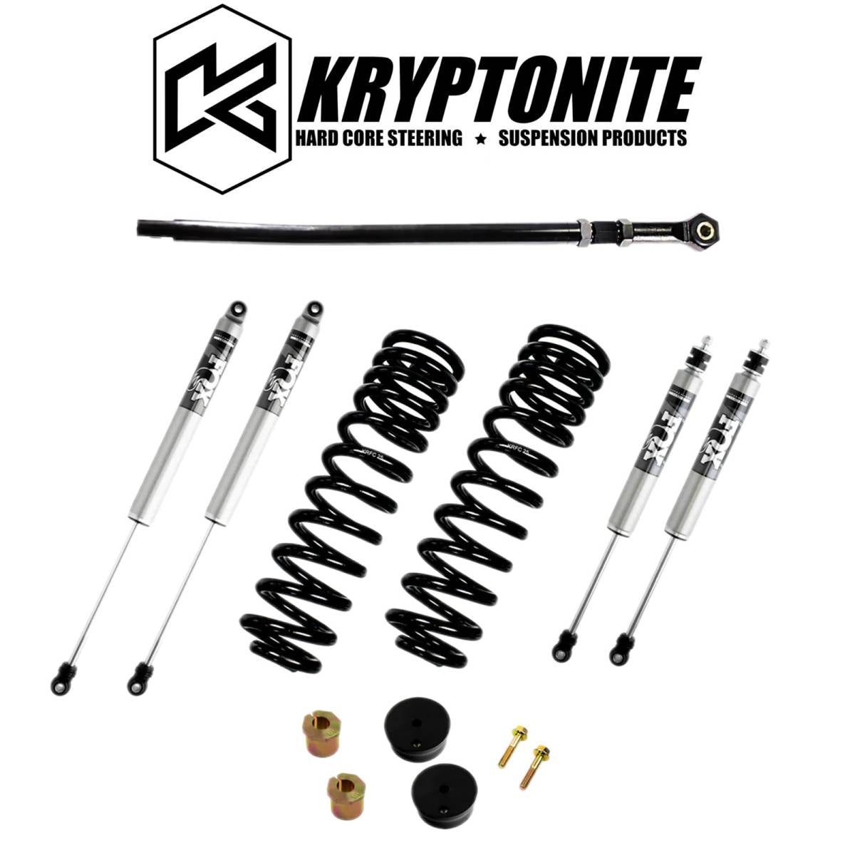 Image of Kryptonite 2.5" Leveling Kit W/ FOX 2.0 Shocks For 05-16 Ford F-250 F-350 4WD