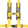 Image of PRP 4.2 Yellow 4-Point Adjustable Harness 2" Belts/Sewn in Pads Auto Style Latch
