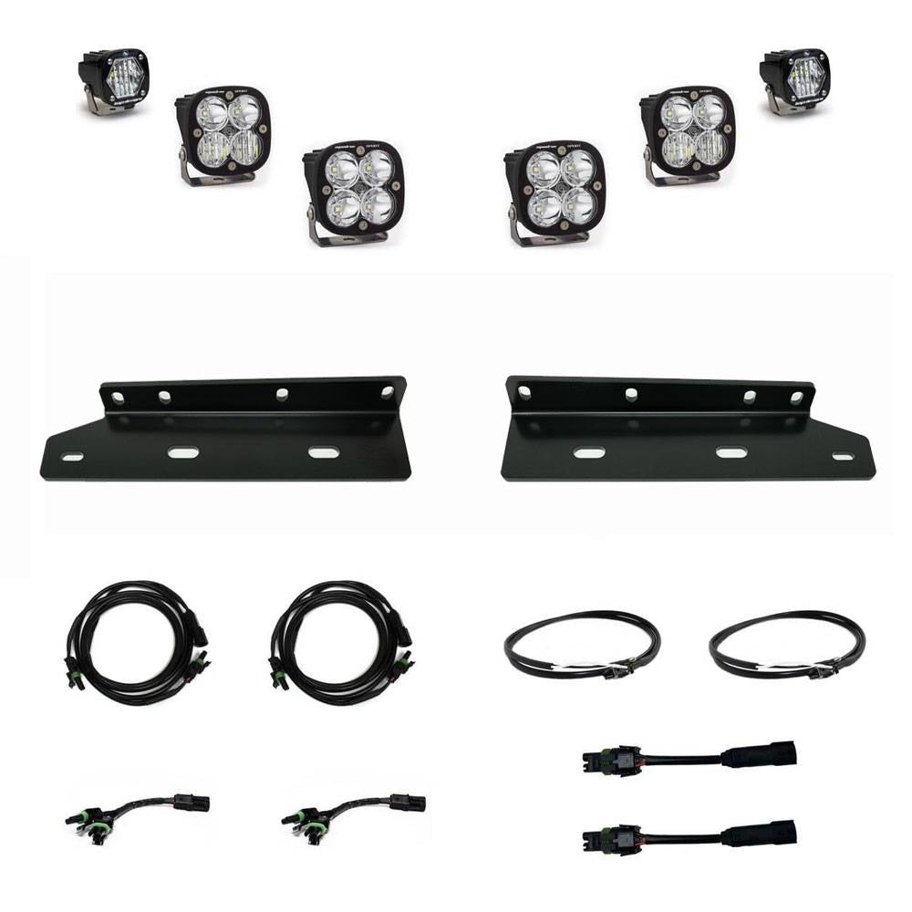 Image of Baja Designs Squadron Sport/S1 Fog Light Pocket Kit For 2021+ Ford F-150 Raptor
