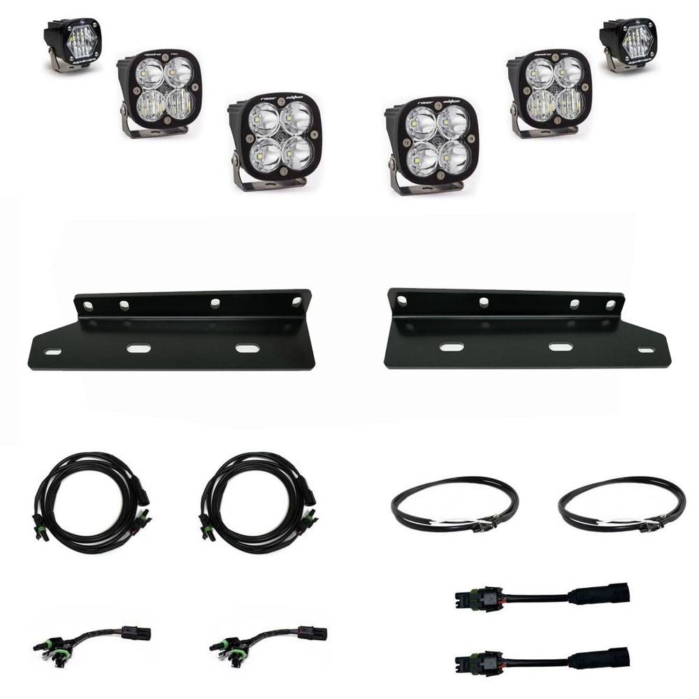 Image of Baja Designs Squadron Unlimited/S1 Fog Pocket Kit For 2021+ Ford F-150 Raptor