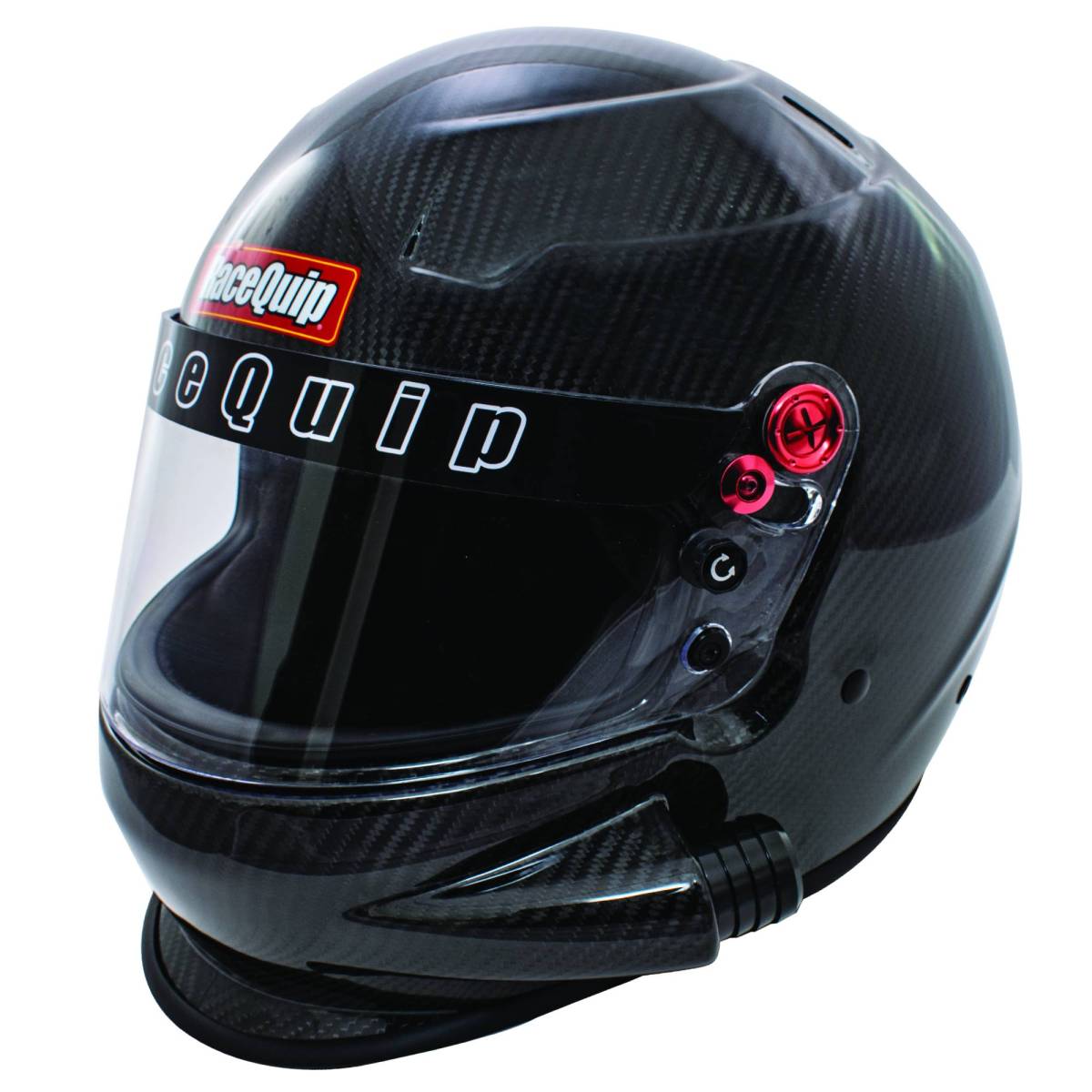 Image of RaceQuip PRO20 Side Air Full Face Racing Helmet Clear Coted Carbon Fiber