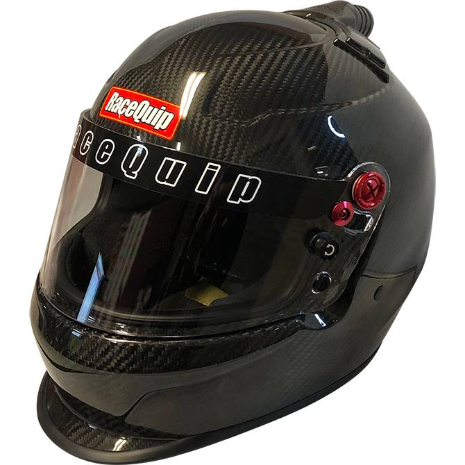 Image of RaceQuip PRO20 Top Air Full Face Racing Helmet Carbon Fiber