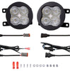 Image of Diode Dynamics SS3 Pro Type A 6000K SAE White Fog Light Kit W/ Amber Backlight
