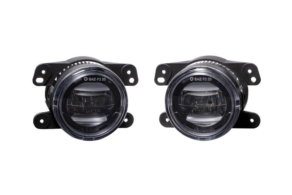Image of Diode Dynamics Elite Series Type M 6000k White LED Fog Lamps For Dodge/Jeep
