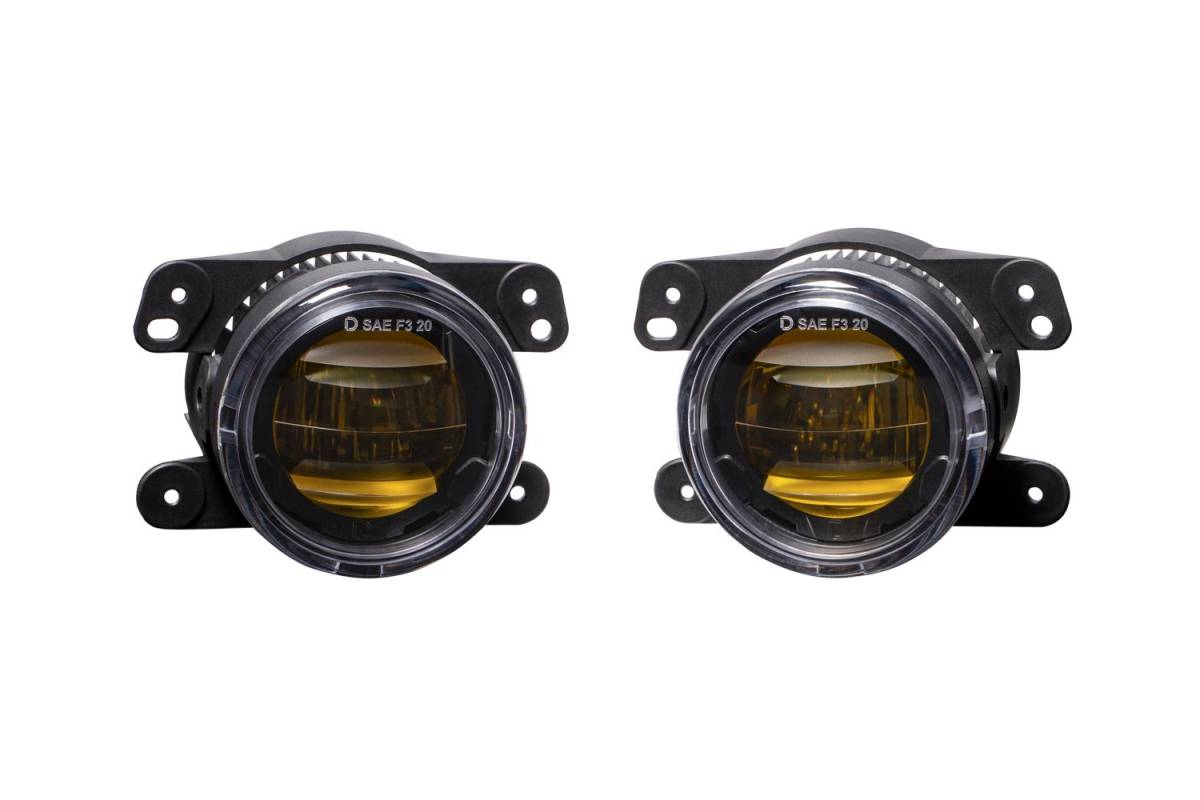 Image of Diode Dynamics Elite Series Type M 3000k Amber LED Fog Lamps For Dodge/Jeep