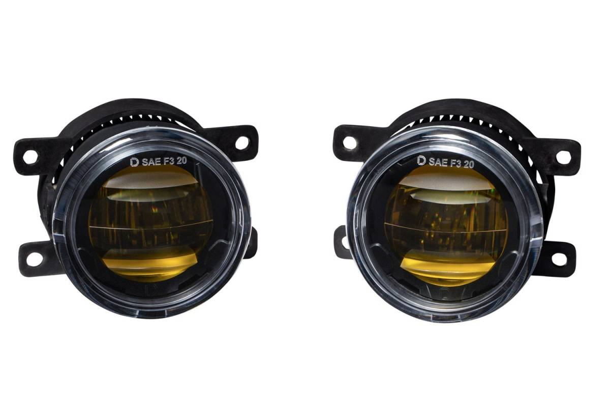 Image of Diode Dynamics Elite Series Type A 3000k Amber LED Fog Lamps For Ford/Acura/Hond