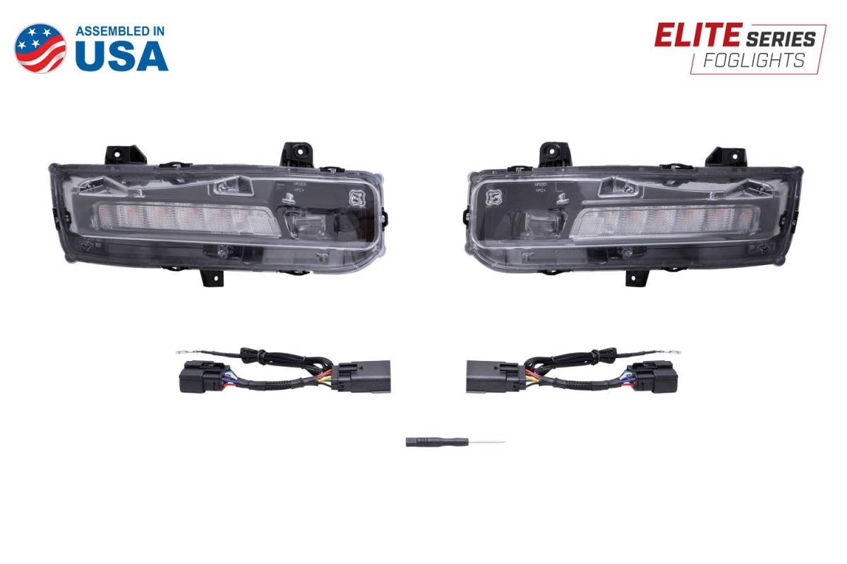 Image of Diode Dynamics Elite Series Combo White LED Fog Light Kit For 18-23 Ford Mustang