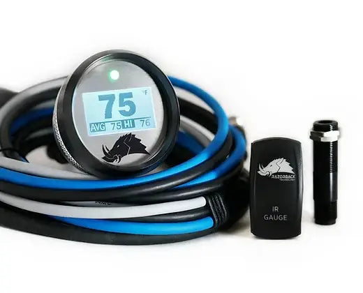 Image of Razorback 3.2 Edition Dimmable Infrared CVT Belt Temperature Gauge - Black
