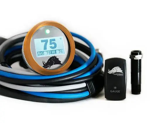 Image of Razorback 3.2 Edition Dimmable Infrared CVT Belt Temperature Gauge - Orange