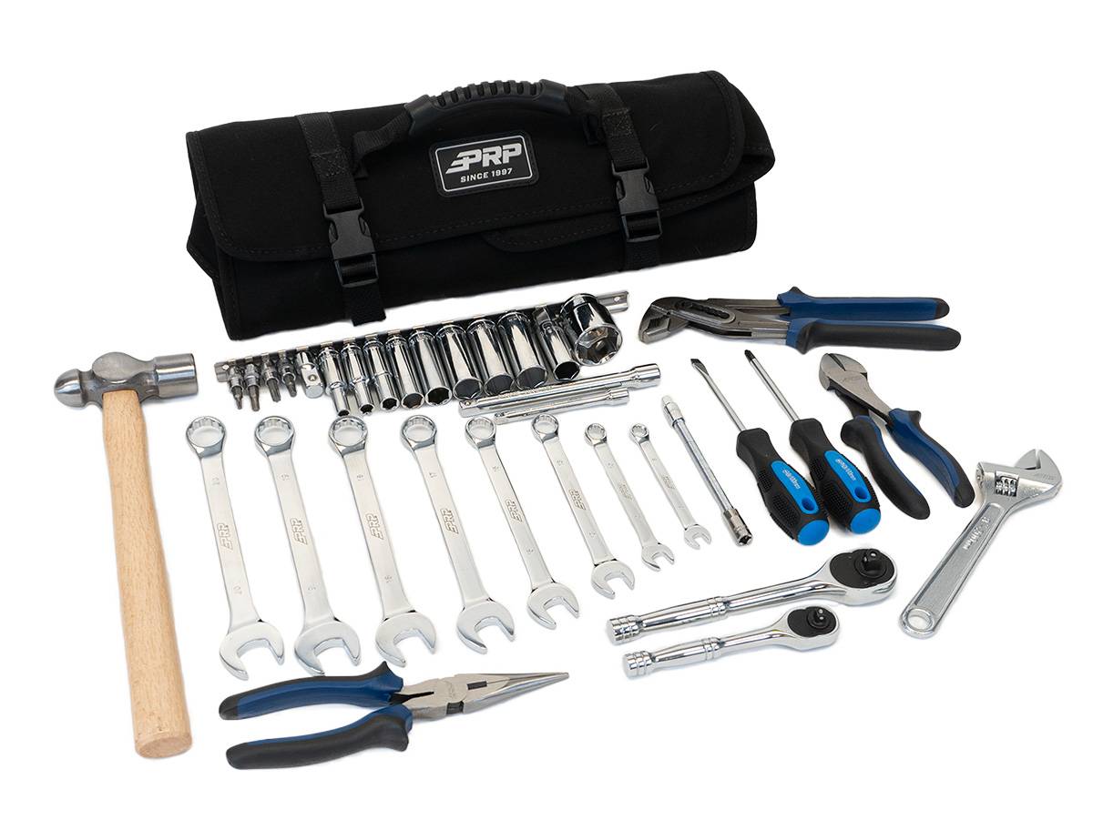 Image of PRP 35 Piece Roll-Up Tool Bag For Can-Am Maverick-X3-Sport-Trail-Max/Commander