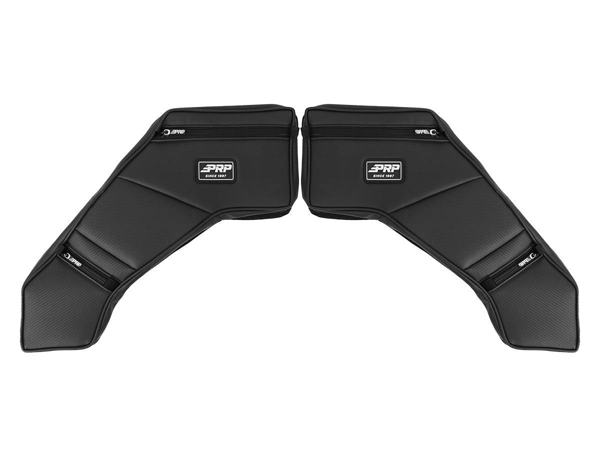 Image of PRP Rear Door Bags With Knee Pad For 2016+ Polaris General 4 Seater (Pair)