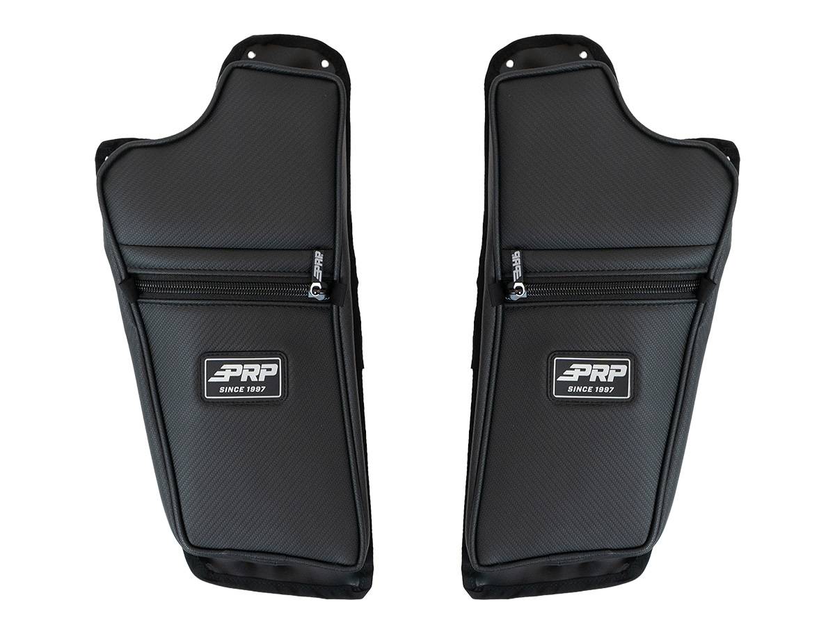 Image of PRP Seats Front Lower Door Bags with Knee Pads For 2016+ Polaris General (Pair)