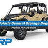 Image of PRP Seats Front Lower Door Bags with Knee Pads For 2016+ Polaris General (Pair)