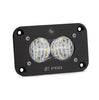 Image of Baja Designs S2 Pro Black Flush Mount Clear Wide Cornering LED Aux Light Pod