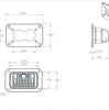 Image of Baja Designs S2 Pro White Flush Mount Clear Spot LED Auxiliary Light Pod