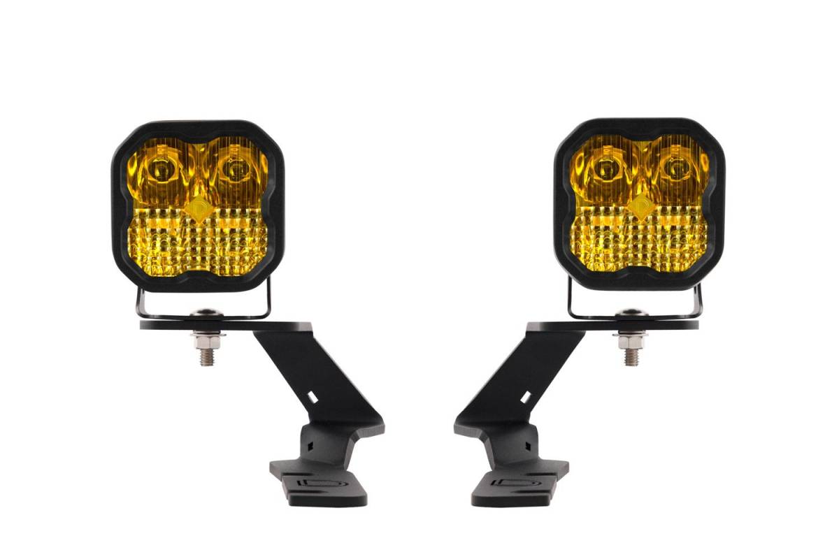 Image of Diode Dynamics Amber SS3 Pro 3000K LED Ditch Light Kit For 2019+ Ford Ranger