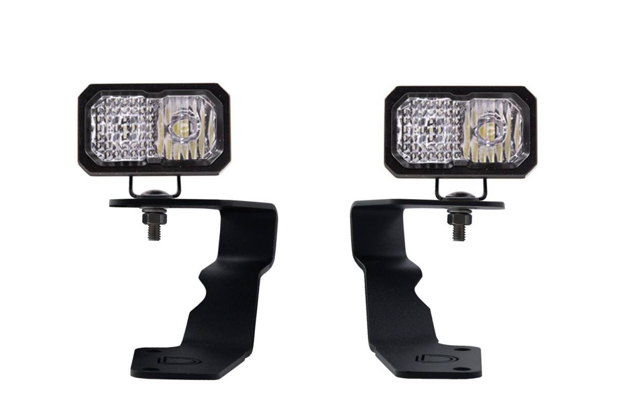 Image of Diode Dynamics Clear SSC2 Pro 6000K Ditch Light Kit For 2015-2021 Subaru WRX/STi
