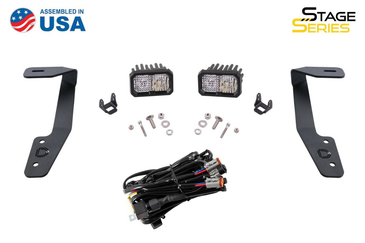 Image of Diode Dynamics Clear SSC2 Sport Ditch Light Kit For 18-23 Subaru WRX/Crosstrek