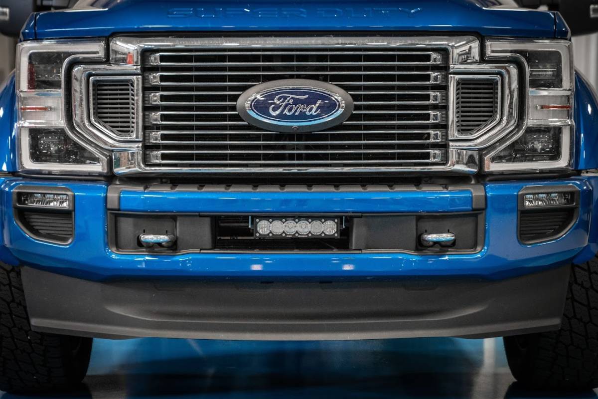 Image of Baja Designs OnX6+ Bumper Mount Light Bar Kit For 2019+ Ford Super Duty