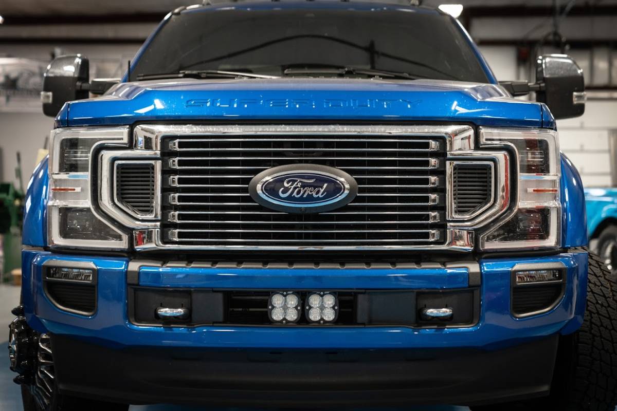 Image of Baja Designs XL80 Light Pod Bumper Mount Kit For 2019+ Ford Super Duty