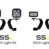 Image of Diode Dynamics SS3 Pro Yellow Combo Ditch Light Kit For 2010-2023 Toyota 4Runner