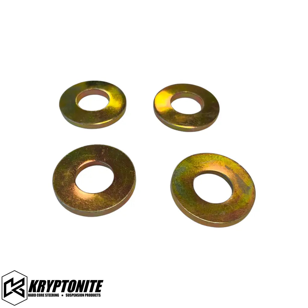 Image of Kryptonite Death Grip Zinc Coated Axle Washer Pack For 2014-2023 Polaris RZR XP