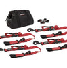 Image of SpeedStrap Off-Road Truck/Jeep/Buggy 2" Red Ratchet Strap Tie-Down Kit