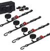 Image of SpeedStrap Heavy Duty 1.5″ Black Strap Ratchet Tie-Down Kit For ATV/Motorcycle