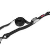 Image of SpeedStrap Heavy Duty Cam-Lock 1in by 10ft Black Strap Tie-Down W/ Snap S-Hooks
