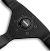 Image of Momo Monte Carlo 320MM Black Leather Steering Wheel W/ Black Stitching MCL32BK1B