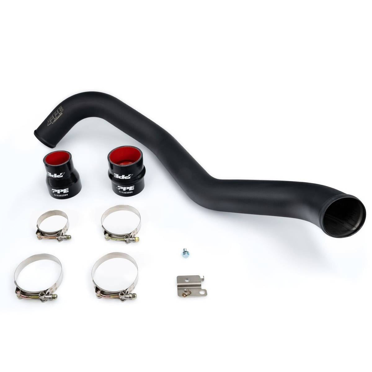 Image of PPE Black 3" Hot Side Intercooler Charge Pipe For 04-10 GM 6.6L Duramax Diesel