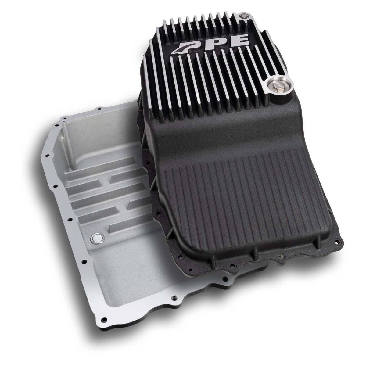 Image of PPE Black HD Aluminum Deep 8L90 Transmission Pan for 2015-2020 GMC/Chevrolet