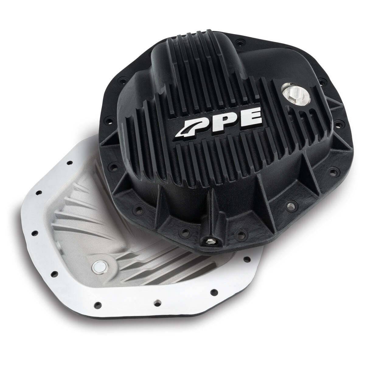 Image of PPE Black Aluminum 11.5/11.8" 14-Bolt 6.7L Rear Differential Cover For 19-22 Ram
