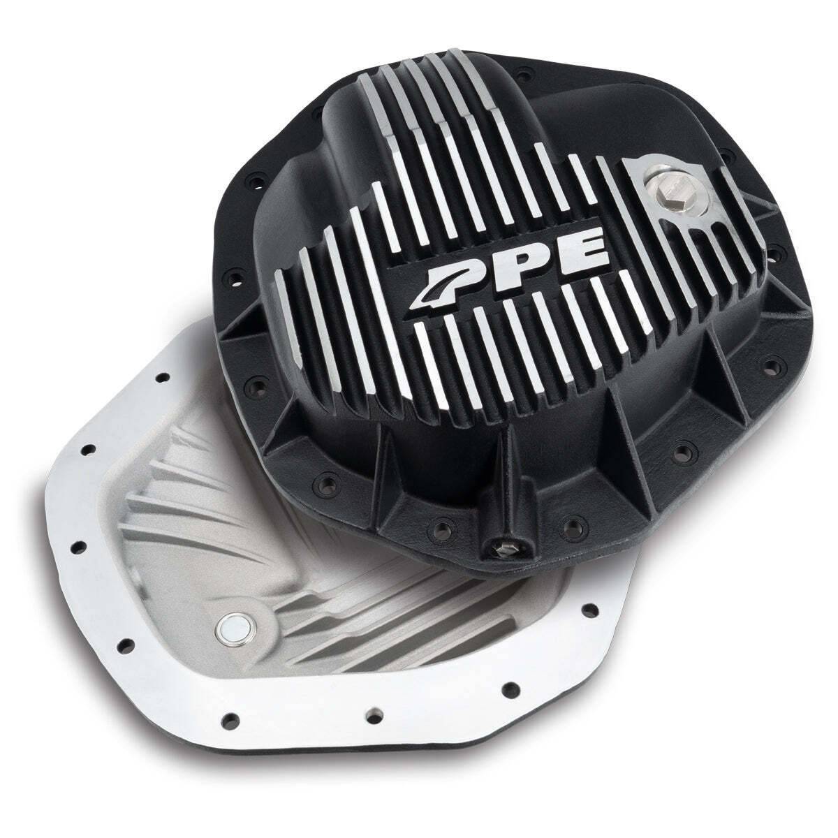 Image of PPE Brushed Aluminum 11.5"/11.8" 14-Bolt 6.7L Rear Differential Cover For Ram