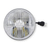 Image of Holley Retrobright 5700K White LED 5.75" Round Head Light For Classic Vehicles
