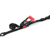 Image of SpeedStrap 1"x6' Black Ratchet Strap Tie-Down W/ Snap S-Hook and Soft Tie